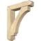 Ekena Millwork Imperial Craftsman Rough Sawn Bracket w/ Offset Brace, Douglas Fir, 6"W x 26"D x 30"H BKT0604X26X30IMP04RDF - alternate 1